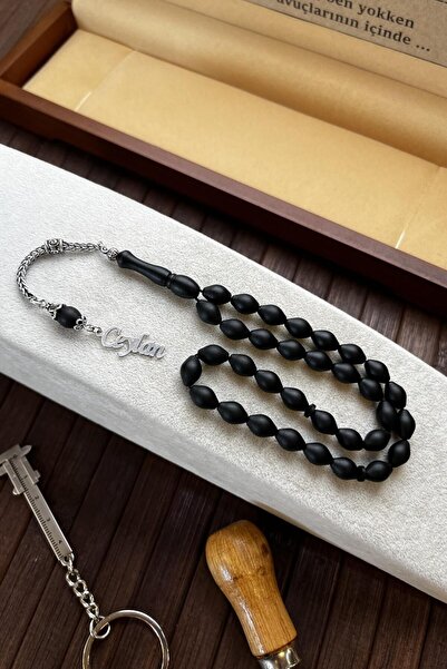 dergah tesbih Fiber Tesbih Gümüş İsimli Tasarım