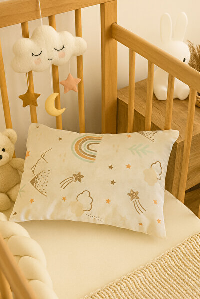 deva design 100% Cotton Poplin Fabric Newborn Baby Pillow