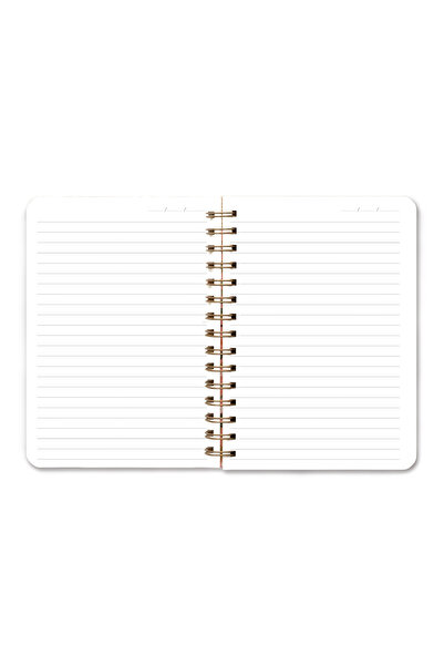 Crow Notebook دفتر مدرسي حلزوني أخضر من سلسلة القطط مقاس A5 (14×21 سم) - 80 ورقة - مسطر