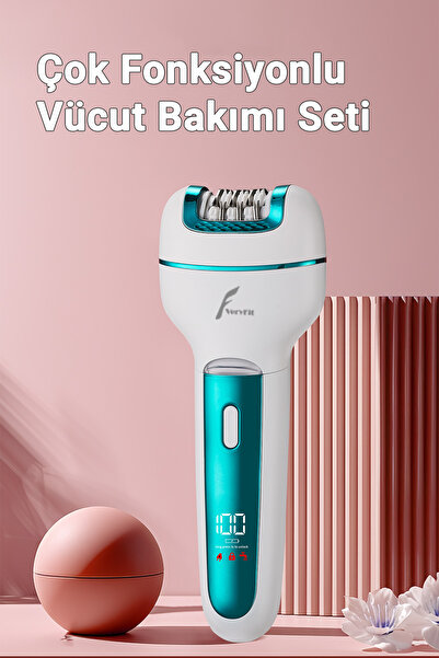 VERYFİT 3 in 1 elektrikli epilatör kadın tıraş makinesi bacak koltukaltı epil...