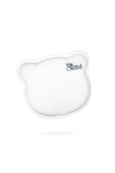 Koala Babycare - Perfect Head Baby Flat Head Pillow - White