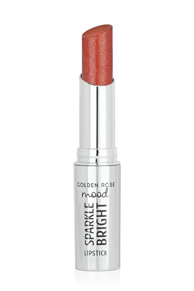 Golden Rose Mood Sparkle Bright Lipstick - 152 Peach Glam - Işıltılı&Parlak Bitişli Şeftali Ruj