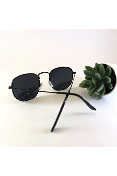 Luis Marin Pentagonal Polarized Men's Sunglasses Black Ln002