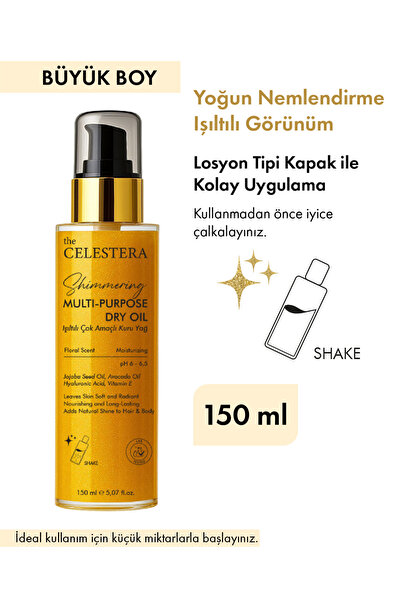 Shimmering Multı-purpose Dry Oil - Işıltılı Çok Amaçlı Kuru Yağ 150 ml