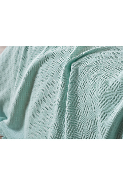 Doqu Home Masal Pique Set Double Mint Green