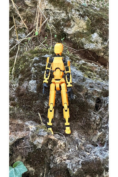 Loopify Lucky 13 Aksiyon Figürü Robot Oyuncak 13cm Altın Rengi