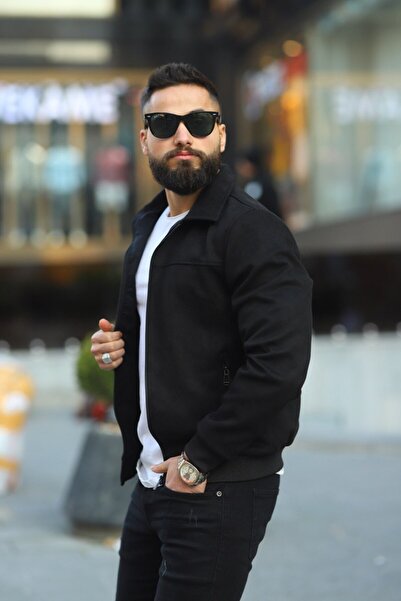 BASEL.CO Jachetă sezonieră pentru bărbați, cu guler polo, sezon nou