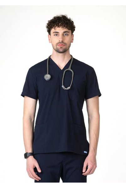 oksijen uniform Neonpro - Navy Blue (Set)