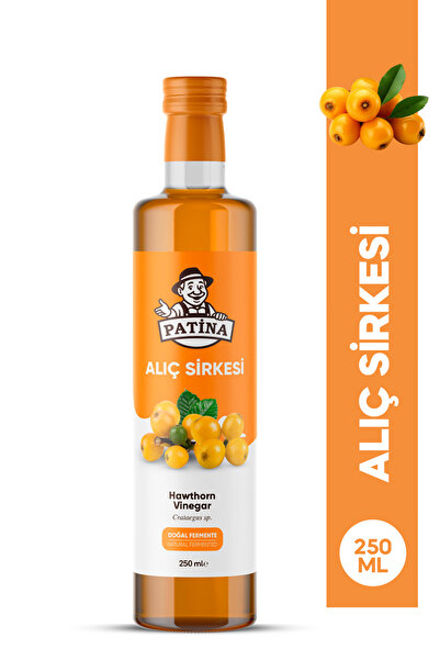 Patina Doğal Alıç Sirkesi 250 ml Katkısız Filtresiz Doğal Fermantasyon