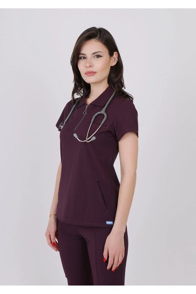 oksijen uniform Duostyle Jogger - Plum (Set)