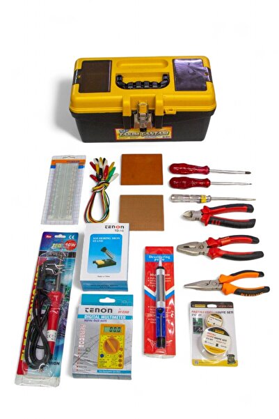 ALFA HIRDAVAT Alfa Meslek Lisesi Elektrik Elektronik El Aletleri Takım Çantası – Multimetre, Pense ve 16 Parça Set