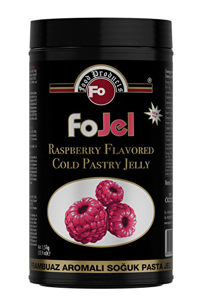 FO Frambuaz Aromalı Soğuk Pasta Jeli 1,5 KİLO