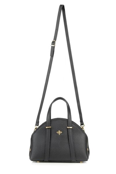 Lucky Bees Vzorovaná dámská kabelka do ruky a přes rameno s vnitřní peněženkou