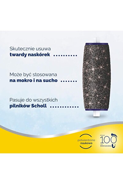 Scholl Velvet Smooth Çok Sert Deriler Için 2'li Yedek Başlık