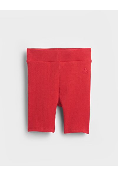 GAP Kız Bebek Kırmızı Mix & Match Biker Şort