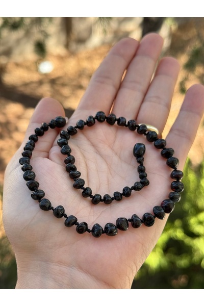 KEHRİBAREVİ EREĞLİ Damla Kehribar Bebek Kolye