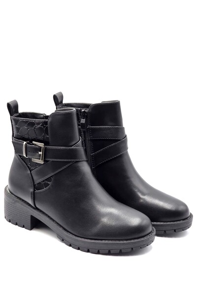 JM Diamant Cizme cu toc înalt pentru femei, din piele, elegante