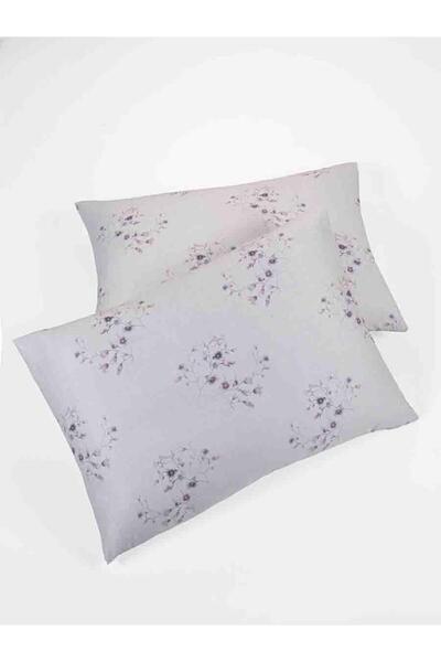 Karna Home Μαξιλαροθήκες 2 τεμαχίων σατέν με κομψή εκτύπωση