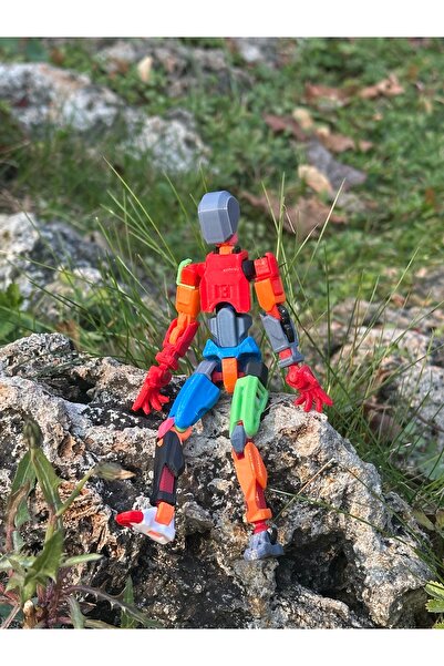 Loopify Lucky 13 Aksiyon Figürü Robot Oyuncak 13cm - Özel Rastgele Renkli Yam...