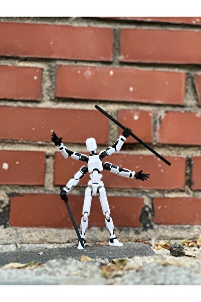 Loopify Lucky 13 Aksiyon Figürü Robot Oyuncak 13cm Dört Kollu