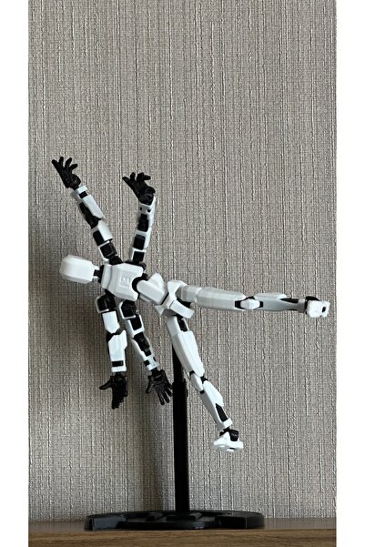 moifugyia Lucky 13 Aksiyon Figürü Robot Oyuncak 13cm Dört Kollu Lucky 13 ve S...