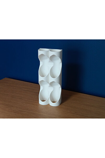 Aaron Boriss Kitchen Roll Organizer |   Greaseproof Paper, Foil, Cling Film (1 Piece with 2 Compartments)