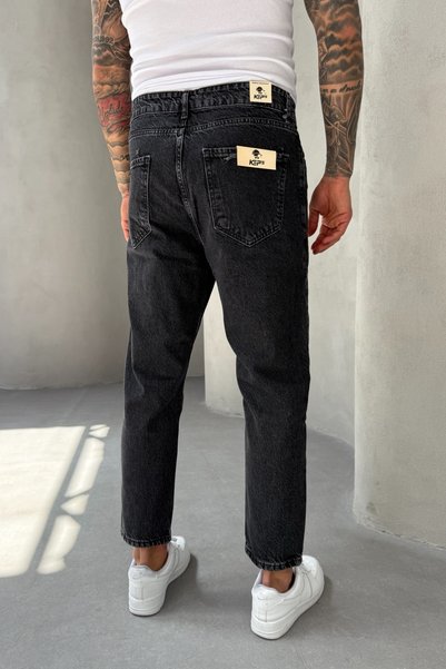 MADZEYMODA Boyfriend Mold Denim Fabric Smoked Men's Jean Jeans Pants Mz711