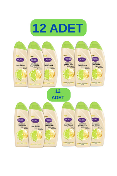 Duru ŞAMPUAN KOLAJEN MİSKET LİMONU 500 ML x12 Adet