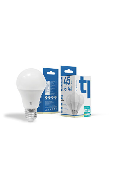 Tuled Redeem A60S E27 LED Ampul, Titreşimsiz, Göz Konforu, 570 Lümen, Doğal Beyaz, 4000 Kelvin