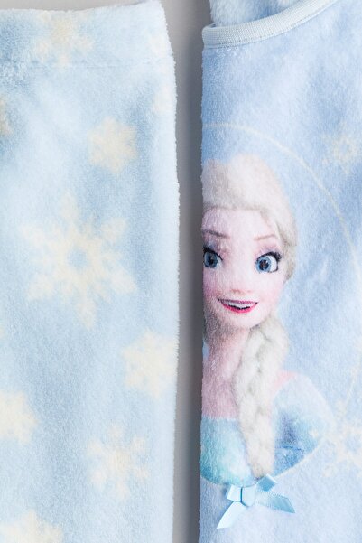 H&M Baskılı Velur Pijama Takımı