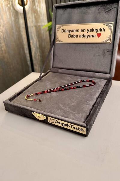 dergah tesbih 14 Ayar Altın Püsküllü Hareli Bilek Boy Sıkma Kehribar