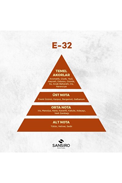 Sansiro E-32 Erkek Parfümü 50ml Edp