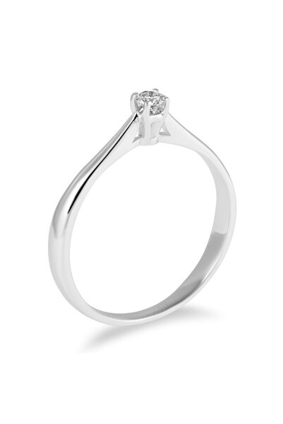 Sandra Ferretti Inel din Aur Alb de 18K cu Diamant de 0.10 Carate