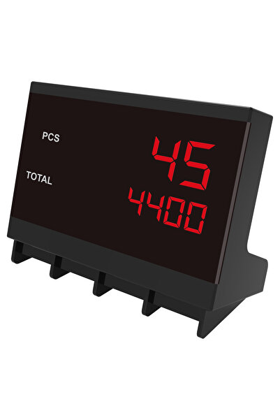 Sigma Black Shiny Para Sayma Makinesi – TL, EUR Karışık Sayım Geçersiz Birim Tespiti + Müşteri Ekranı