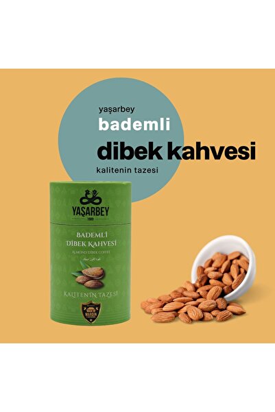 Yaşarbey MARDİN SPECİAL BADEMLİ DİBEK KAHVESİ 400 GR-[ÖĞÜTÜLMÜŞ BADEM PARÇACIKLI]-(HEDİYELİK KUTU)