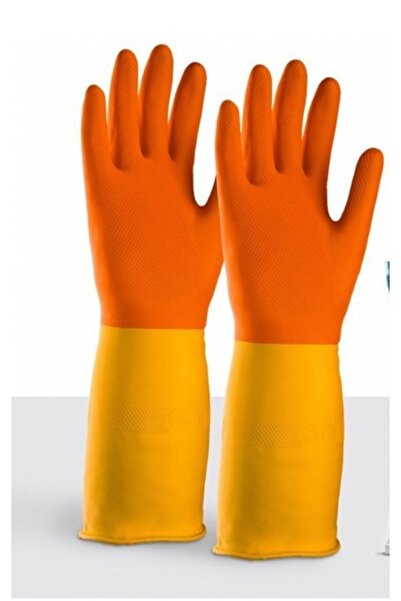 İNDİRİM CENTER Uzun Çok Amaçlı Isıya Dayanıklı Bulaşık Eldiveni Mutfak Banyo Temizleme Oto Ev Iş Pratik Eldiven