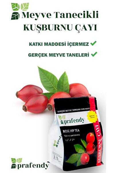 prafendy KUŞBURNU ÇAYI - GERÇEK MEYVE TANELİ 1000 GR