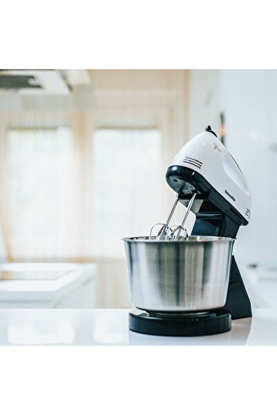 Promagg Mixer manual inox cu bol de amestecare - 7 viteze, 2 teluri, 2 brate