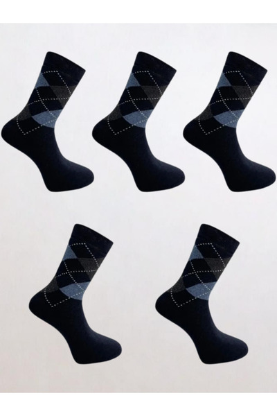 ragistore 5-компонентни безшевни термо чорапи за мъже с тартан мотив