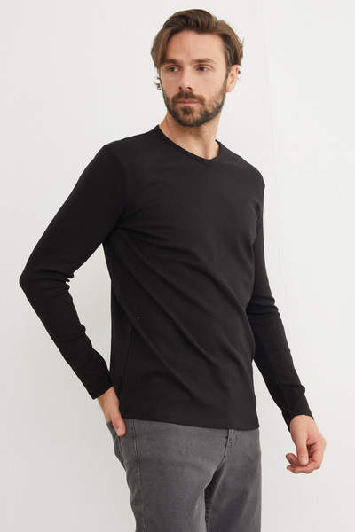 Fulla Moda Базовий V-подібний виріз горловини