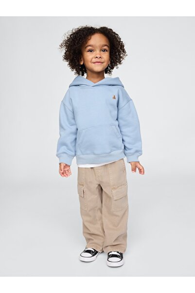 GAP Erkek Bebek Mavi Ultrasoft Pull-On Baggy Cargo Jean Pantolon