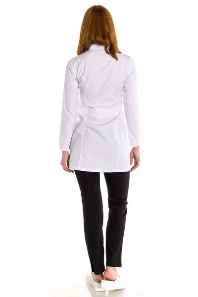 TIPMOD Kadın Orta Boy Hakim Yaka Doktor Önlüğü