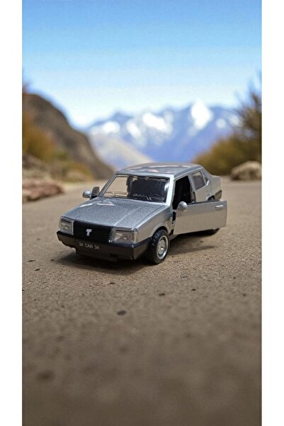 Nostaljik Lezzetler Nostaljik Metal Çek Bırak Gri Tofaş Şahin Araba Kapılar A...