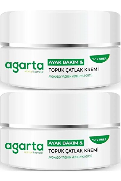 Agarta Ayak ve Topuk Çatlak Bakım Kremi 100ML (2 Li Set)