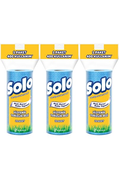 Solo Higijenska krpa za čišćenje (20 komada u pakovanju) (Bez mirisa i brzo s...