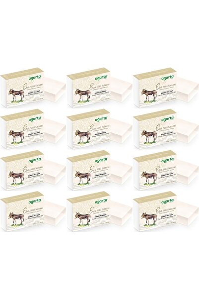 Agarta Handmade Natural Soap 150Gr Donkey Milk (Set of 12)