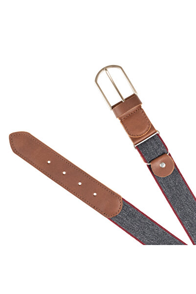 DWOY Кожен регулируем еластичен колан с детайли