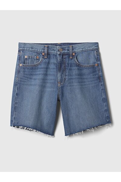 GAP Kadın8" Mid Rise '90s Loose Denim Bermuda Şort