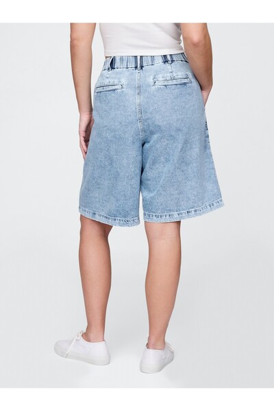 GAP Kadın Açık Mavi 365 High Rise UltraSoft Şort