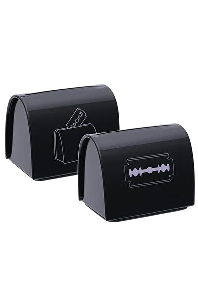 Choice صندوق تخزين أدوات الحلاقة الحادة من قطعتين بسعة شفرة الحلاقة وجمع النف...